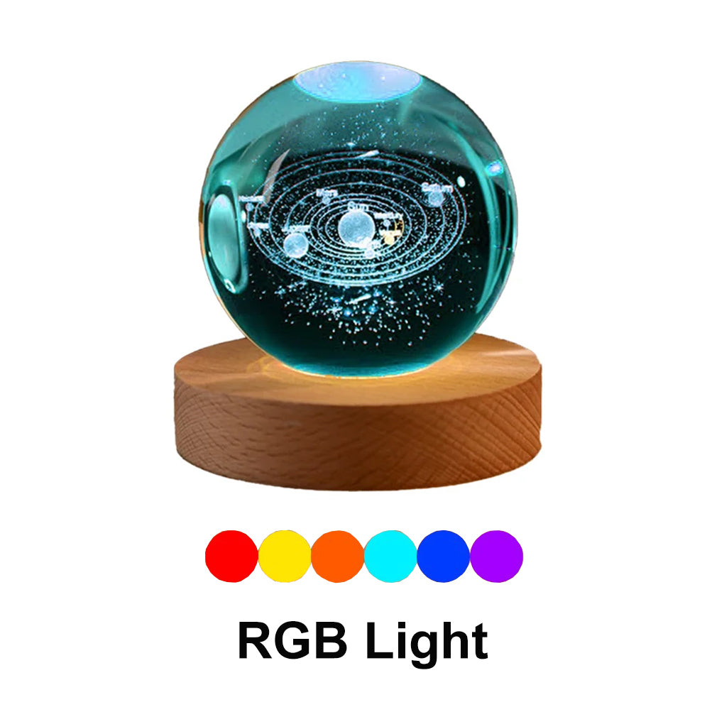 Luxury LED Crystal Rose Table Lamp - Ambient Night Light