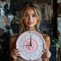 Modern Minimalist Wooden Wall Clock - Silent Home Decor
