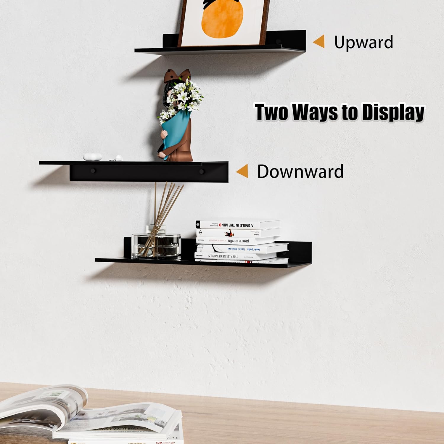 Modern Floating Wall Shelves for Home Organization