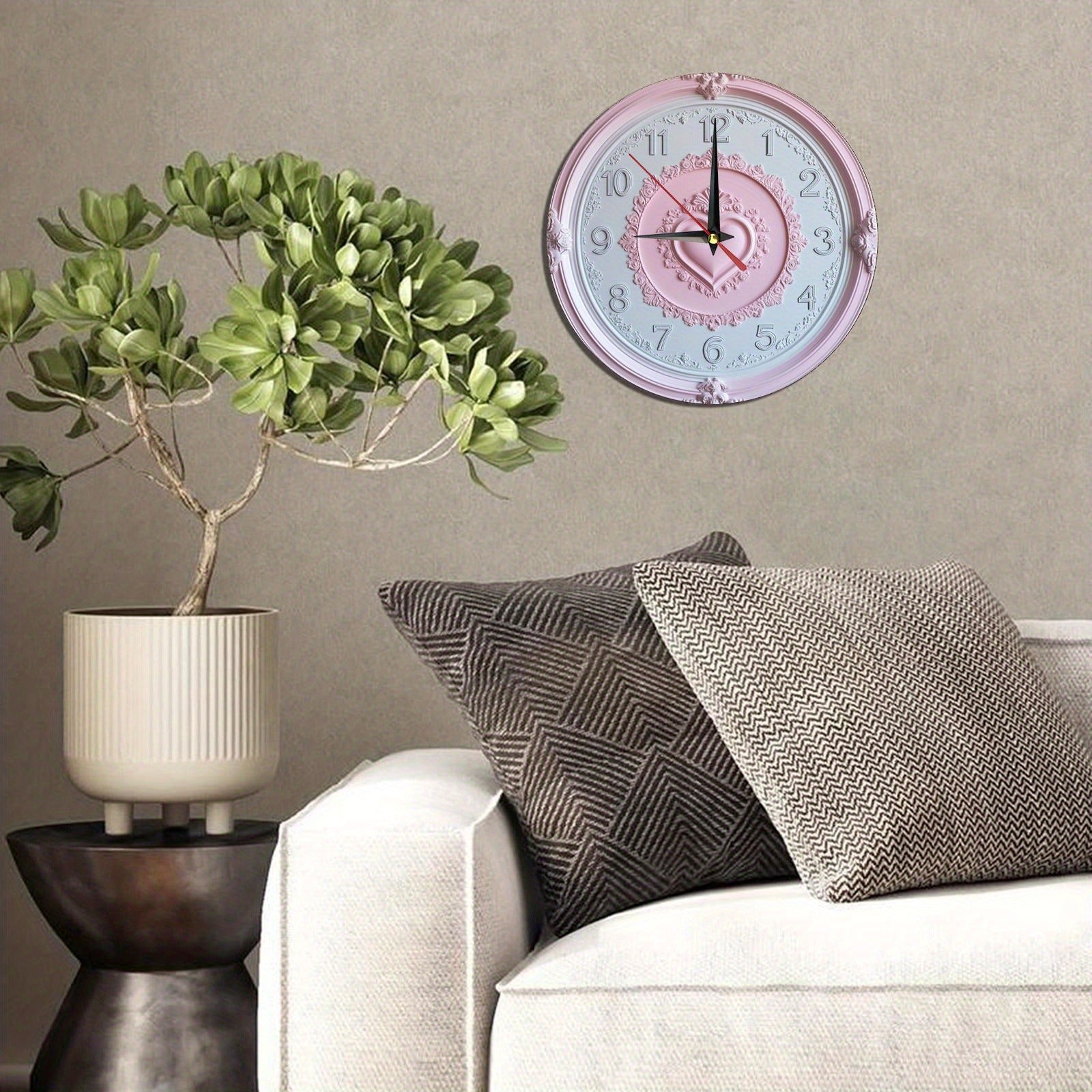 Modern Minimalist Wooden Wall Clock - Silent Home Decor