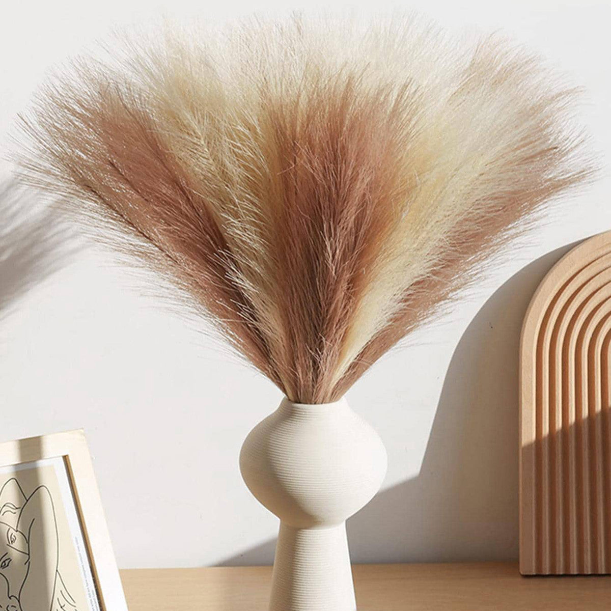 Premium Artificial Pampas Grass for Living Room Decor