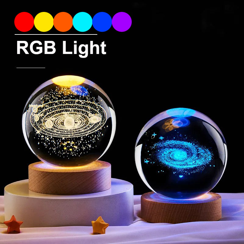 Luxury LED Crystal Rose Table Lamp - Ambient Night Light