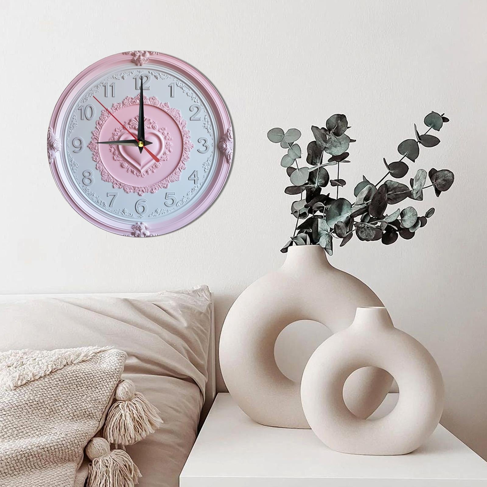 Modern Minimalist Wooden Wall Clock - Silent Home Decor