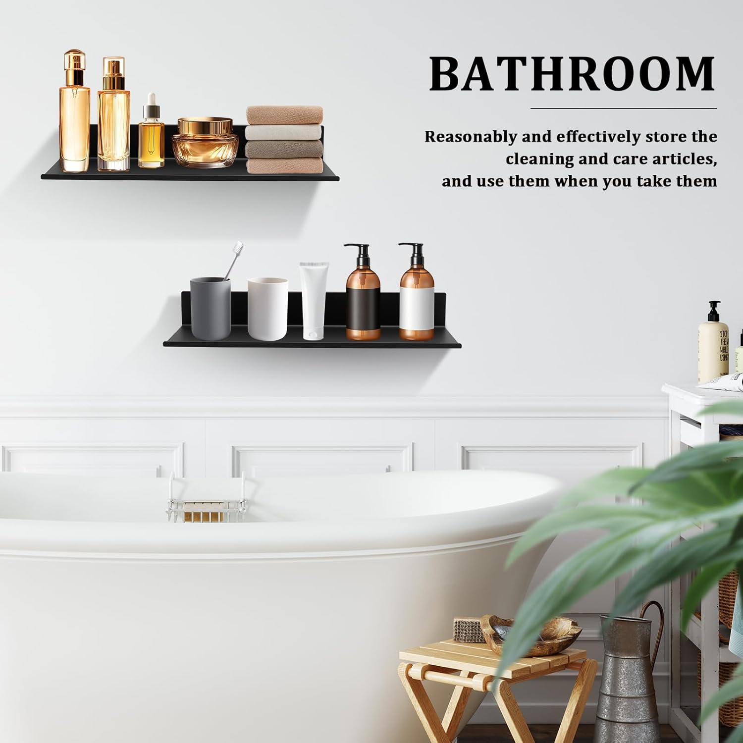 Modern Floating Wall Shelves for Home Organization