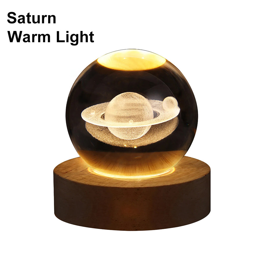 Luxury LED Crystal Rose Table Lamp - Ambient Night Light
