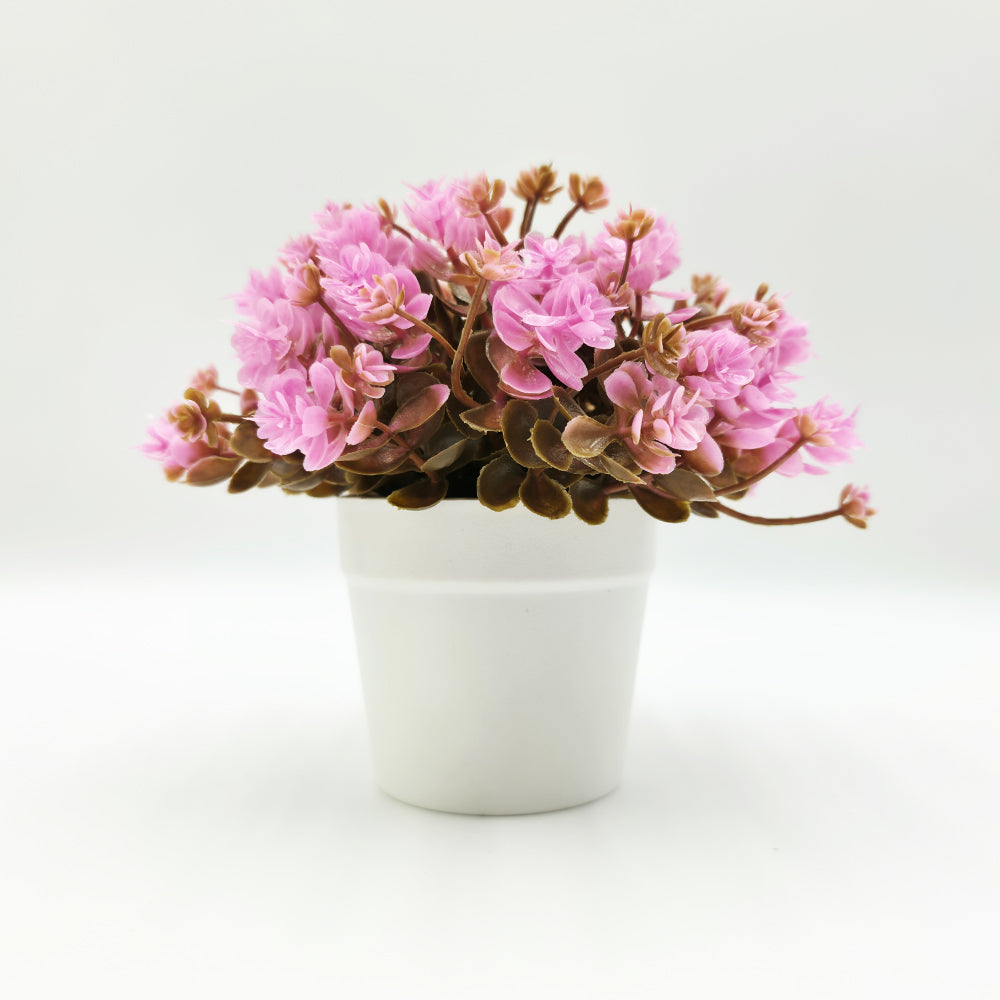 Modern Artificial Eucalyptus Plant in Ceramic Pot
