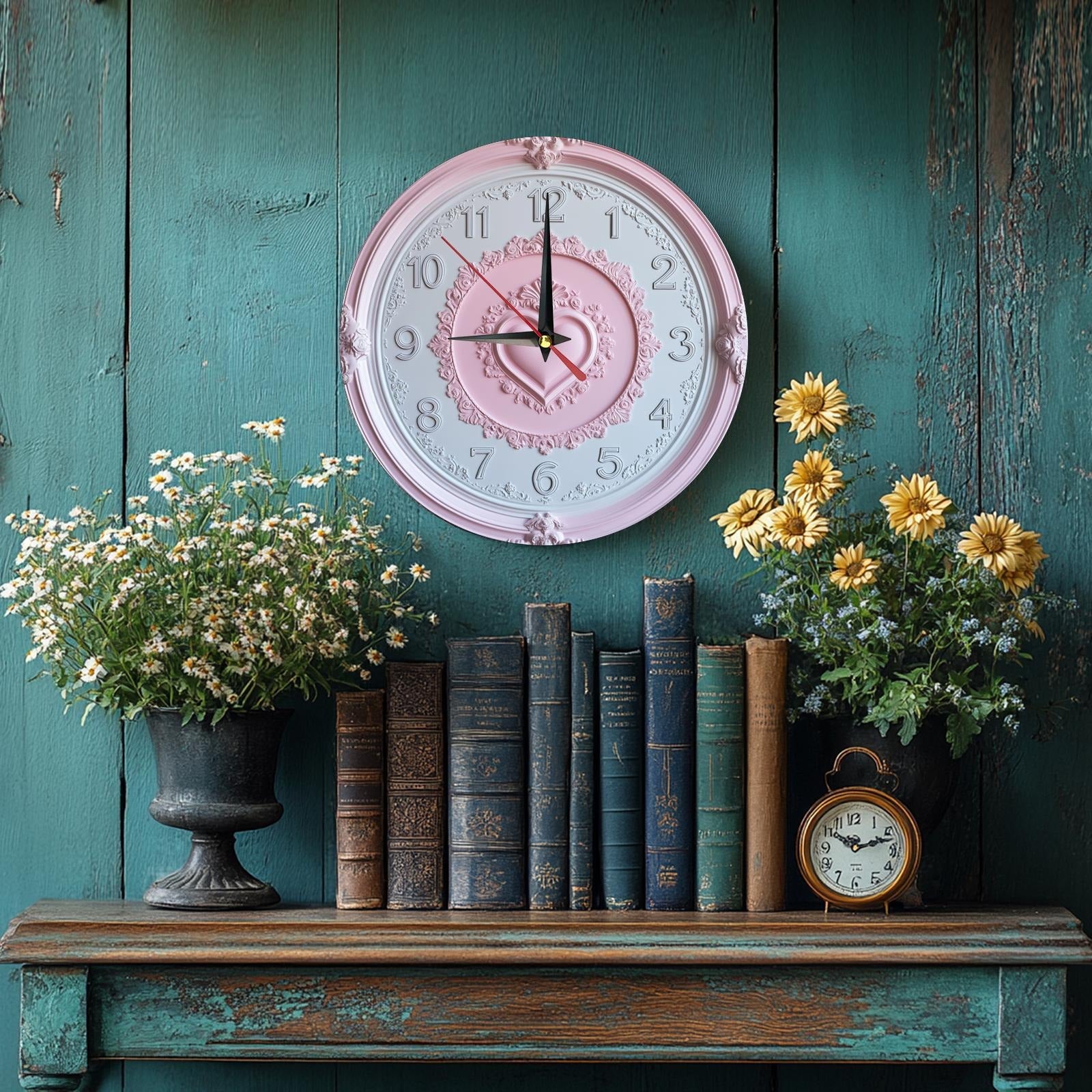 Modern Minimalist Wooden Wall Clock - Silent Home Decor