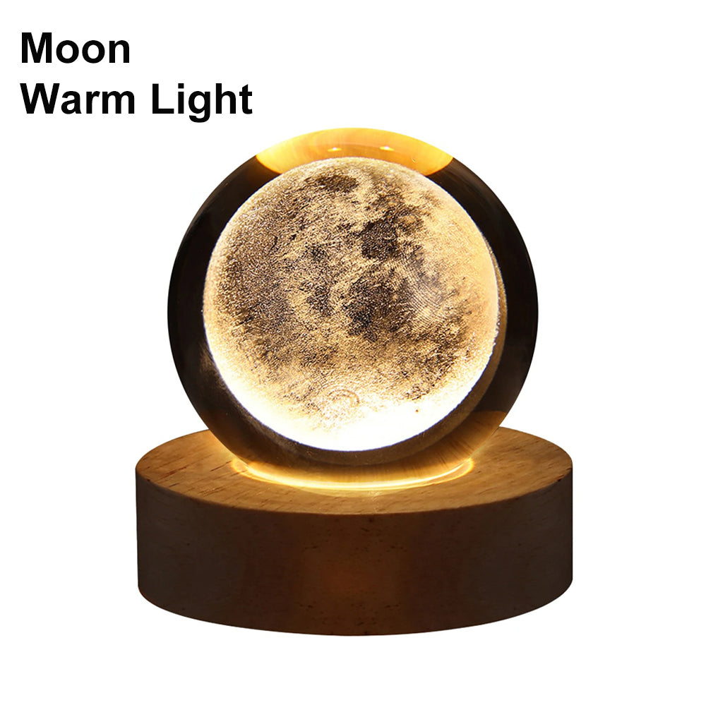 Luxury LED Crystal Rose Table Lamp - Ambient Night Light